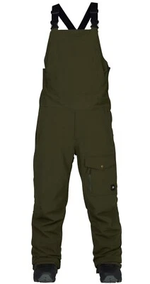 Burton Analógico Babero Cuello Rompido Snowboard Esquí Pantalones Para Hombre Verde Bosque Usado en Excelente Condición Talla S Foto 1 de 4
