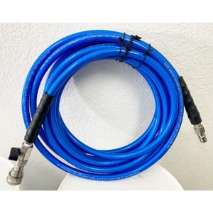 Carpet cleaning solution hose 25 ft Stainless Couplers and Ball Valve 3000psi - Picture 1 of 1