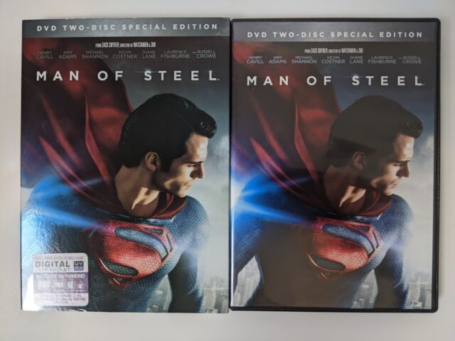 Man of Steel DVD Movie Special Edition Henry Cavill Superman Action DC  Comics 883929479092