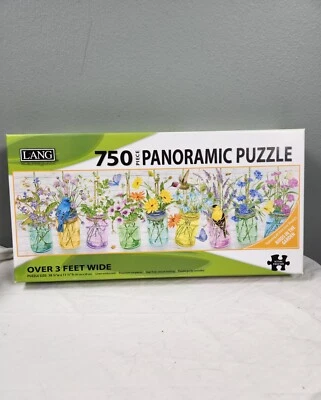 Puzzle Panorámico 750 Piezas 38"X11"-Frascos de Hierbas Foto 1 de 3