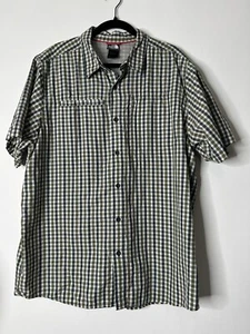 The North Face Men Size XL Short Sleeve Plaid Button Front Shirt - Picture 1 of 7