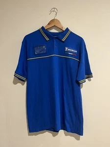 Michelin Tire Authentic Lanzi Work Shirt Collared Short Sleeve Large - Picture 1 of 3
