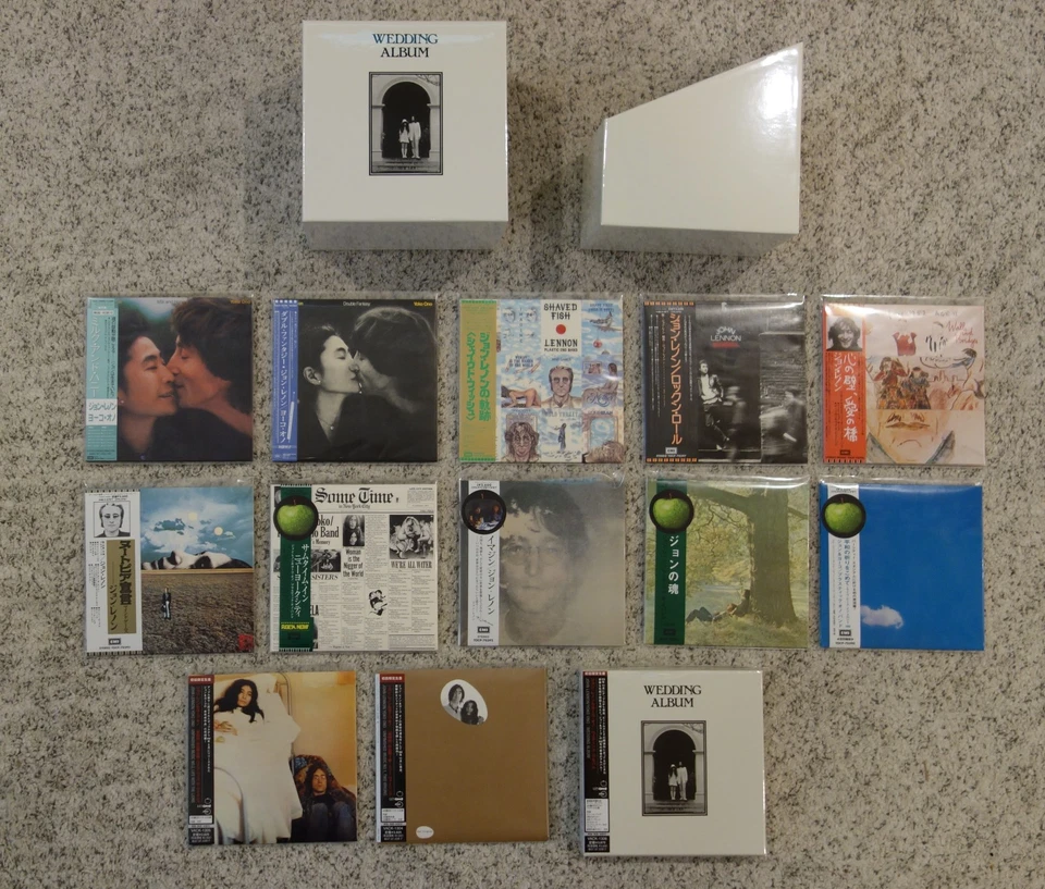 John Lennon Mini LP CD Promo Box Set (13 Titles) 14CD Japan Authentic Disk Union Foto 1 de 4
