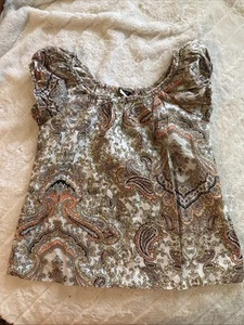 Top de cachemira J Crew para mujer talla mediana cuello redondo - Imagen 1 de 5