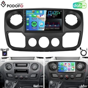 DAB+ Android 15 Autoradio GPS Für Renault Master III Opel Movano B Nissan NV400 - Bild 1 von 23