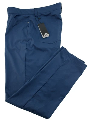 Nova Calça de Golfe Masculina ADIDAS 36 x 30 Crew Marinha Atlética 5 Bolsos Elástica MSRP $80 - Imagem 1 de 4