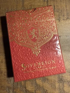 Sovereign Playing Cards (RED) by Jody Eklund, Black Ink Branded 1️⃣1️⃣ - Picture 1 of 2