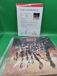 KISS Destroyer Vinyl Signed by 3 - PSA/DNA COA - Paul Stanley, Eric Singer,... - Picture 1 of 14