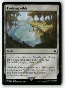 Lámina Evolving Wilds Commander Final Fantasy Surge casi nueva Magic de colección - Imagen 1 de 1