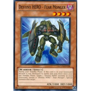Destiny HERO - Fear Monger - LCGX-EN130 - Common - Unlimited Edition Near Mint L - Picture 1 of 1