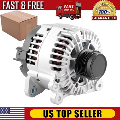 Alternator For 2005 - 2014 Volkswagen Beetle Golf Jetta Passat 2.5L 140Amp 11254 Foto 1 de 4