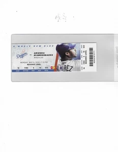 DODGERS vs DIAMONDBACKS  5/6/2013 TICKET - Picture 1 of 1