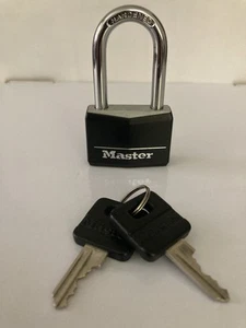 Heavy Duty Outdoor Padlock with Key Dual Armor Construction Weather Resistant - Picture 1 of 4