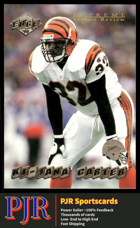 Ki-Jana Carter 1998 Collector's Edge Supreme Season Review #36 Bengals - Image 1 of 2