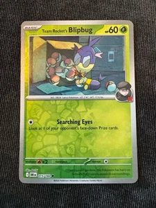 Team Rocket's Blipbug 015/182 Pokemon TCG Destined Rivals (Reverse Holo) - Picture 1 of 1