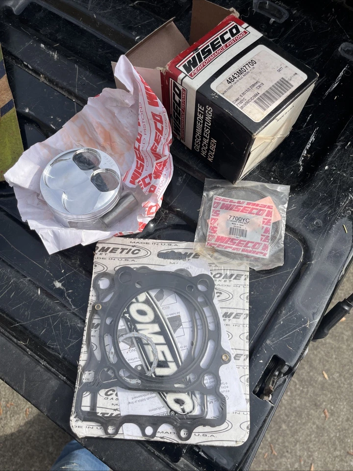 Kit de pistón Wiseco 14.1:1 04,05 Kawasaki KX250 F 2004-2005 KX 250 F extremo superior RMZ Foto 1 de 1