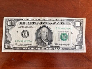 HIGH AU / CU Series 1969 $100 Hundred Dollar Bill FRN Richmond beautiful Paper Q - Picture 1 of 2