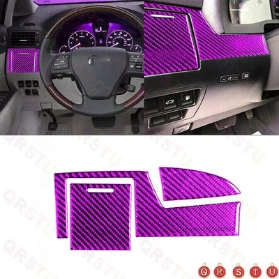 Driver Side Dashboard Cover For Lexus RX350 RX450h 2010-2012 Purple Carbon Fiber - Image 1 of 4