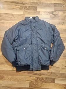 Giacca Ranch Uomo Cinch M Grigio Isolato Western Lavoro Rodeo Cappotto Leggi - Foto 1 di 10