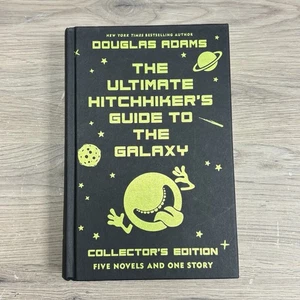 THE ULTIMATE HITCHHIKER'S GUIDE TO THE GALAXY Douglas Adams Deluxe Hardcover NEW - Bild 1 von 5
