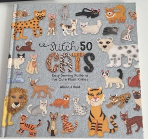 50 Cats Easy Sewing Patterns Plush Kitties Book DIY Craft Guide - Picture 1 of 9