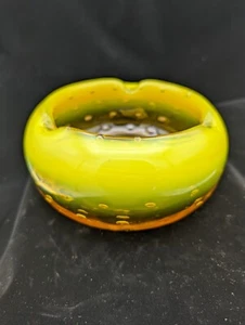 Blenko Glass Ashtray Controlled Bubble B-508 Vintage 60's. - Picture 1 of 6