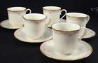 Lenox Bellaire Group of Five Cup and Saucer Sets