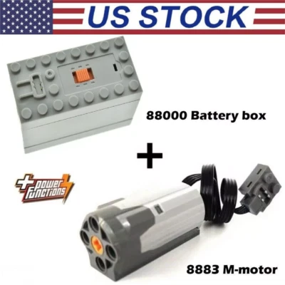 Para LEGO Bloque Juguete Funciones Eléctricas 88000 Caja Batería 8883 M-Motor Tren Eléctrico Foto 1 de 4