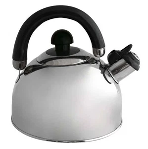 STOVETOP WHISTLING TEA KETTLE STAINLESS STEEL 2 LITER BOIL WATER FOR TEA SOUP... - Picture 1 of 1