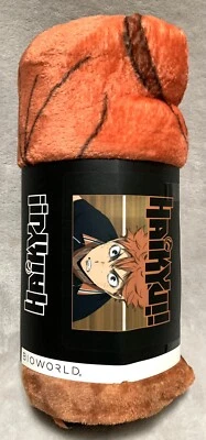 ¡¡NUEVO HAIKYU!! Manta de felpa suave de anime de voleibol Hinata Shoyo 45 pulgadas x 60 pulgadas Foto 1 de 4
