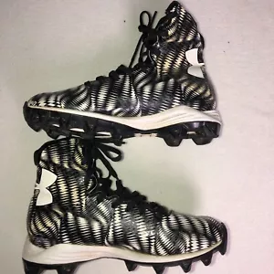 Under Armour Highlight Jugend Jungen Fußballschuhe 3Y schwarz weiß - Bild 1 von 8