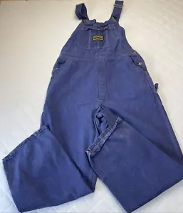 Washington Dee Cee Overalls Mens 36 X 27 Sanfordized Made In USA Farmer Workwear - Picture 1 of 14