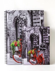 BICYCLE A5 - A4 Spiral Binding Notebook Notepad Office School Diary Various - Picture 1 of 10