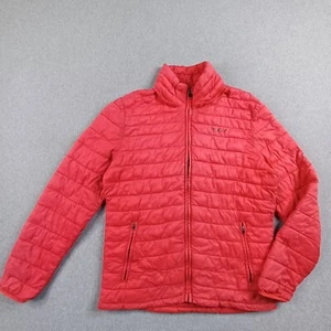 2XU Puffer Jacket Womens XXL Red Zip Front Collar Pockets Insulated Winter - Picture 1 of 9