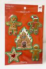 HILDIE & JO HOLIDAY APPLIQUES Christmas Gingerbread Men and House 5 Pcs NEW
