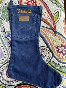 WRANGLER blu jeans denim "DOMINIC" CALZA NATALE tasca frontale western cowboy - Foto 1 di 12