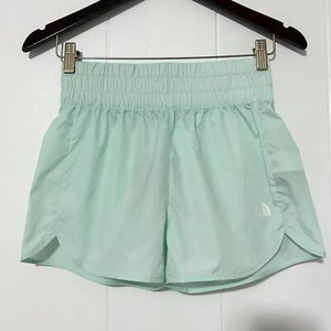 The North Face Crater Aqua Girls Never Stop Woven Shorts Girls Large Size 12 - Picture 1 of 3