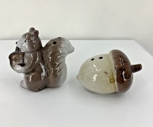 Cracker Barrel Mini Ghianda e Scoiattolo Sale e Pepe Shaker Set - Autunno Da Collezione - Foto 1 di 6
