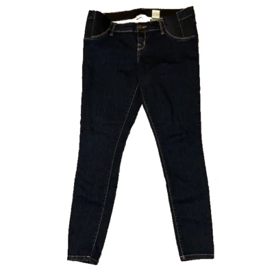 Pantalones de mezclilla elásticos Liz Lange Maternity Jeggings para mujer talla M azul lavado oscuro Foto 1 de 4