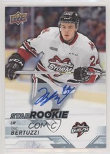 2018-19 Upper Deck CHL Star Rookies Auto Tag Bertuzzi #370 Auto