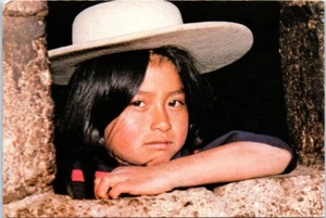 CHICA JOVEN SALASACA Ecuador 4x6 - Postal - Imagen 1 de 2