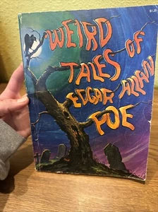RARE - 1973 WEIRD TALES Of Edgar Allen Poe Book - Great Condition - Picture 1 of 12