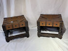 Vintage 1960s Mexican Spanish/Mediterranean Revival Style Stools/Ottomans