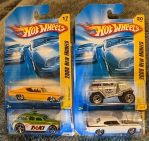 Hot Wheels Lot 4 2008 2009 69 Chevelle 70 Buick GSX Bad Mudder Cockney Cab II - Bild 1 von 11