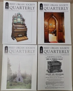 (4) REED ORGAN SOCIETY ROS BULLETIN QUARTERLY Magazines 2018 Complete Year - Picture 1 of 6