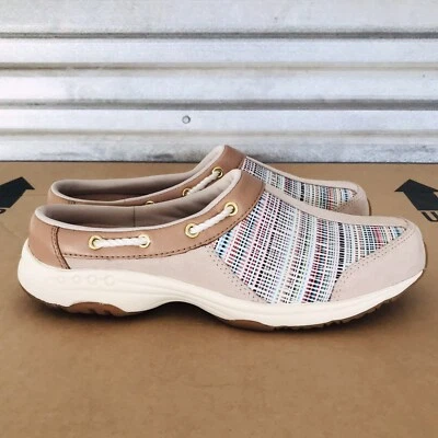 Zuecos sin cordones Easy Spirit naturales para mujer Multi Travelport 21 cómodos 8M Foto 1 de 4