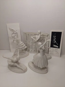 Edward Marshall Boehm Porzellan Classic Ballet Collection Figuren 4er Set Echtheitszertifikat - Bild 1 von 24