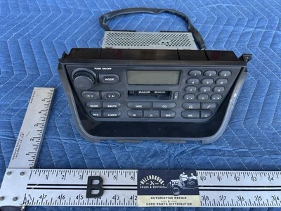 1998-2003 Jaguar XJR XJ8 AM FM Cassette Radio Receiver Player Dash OEM #4620E - Image 1 of 4