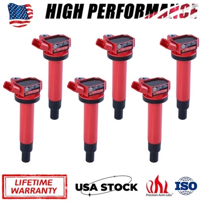 适用于丰田 4Runner Tundra 红杉雷克萨斯 4.7L V8 UF493 点火线圈 8 件套 — 第 1/4 张图片