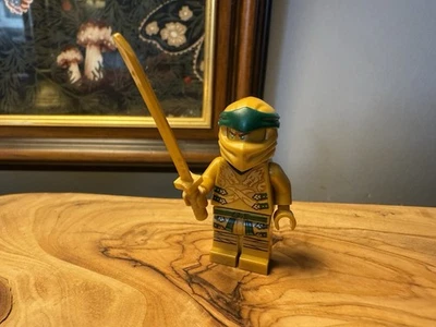 Lego Ninjago Lloyd Golden Ninja Minifigure njo499 set 70666 - Image 1 of 2